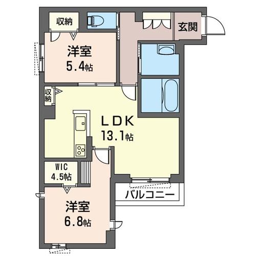 サンドミール２０２２の間取り