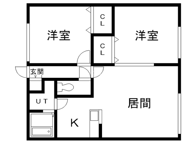 Ｋ‘Ｓマンションの間取り