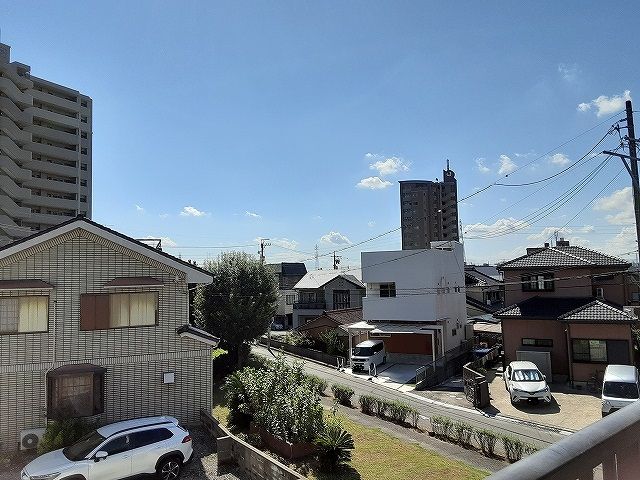 【岡崎市柿田町のマンションの眺望】