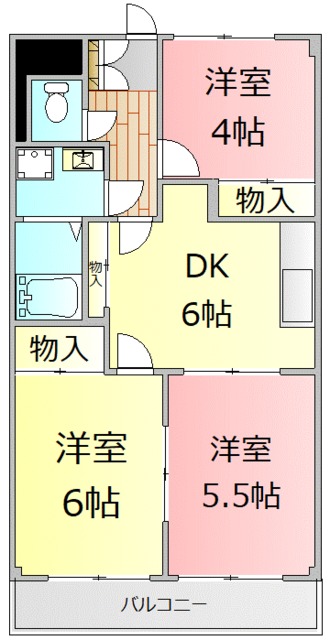 ロイヤルカサブランカの間取り