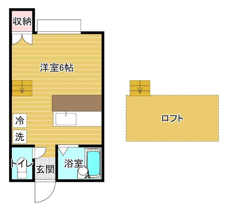 大志館IIの間取り