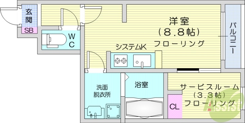 ポート・アラモードの間取り