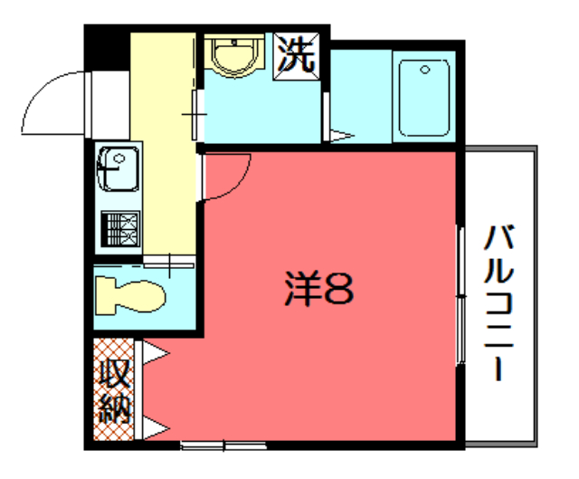 ポアン北白川の間取り