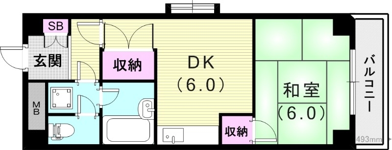 グレース芦屋の間取り