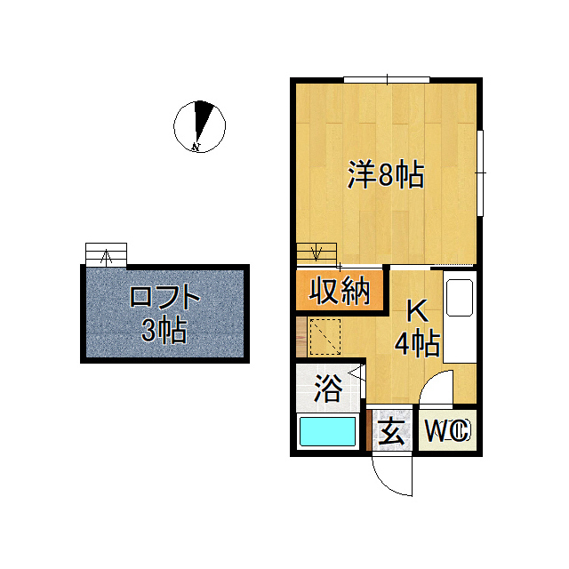 メゾンフォレー城東の間取り