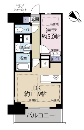 ミレーネ稲毛海岸の間取り