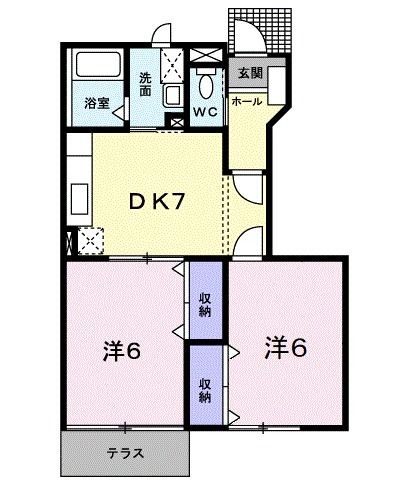 カームネスの間取り