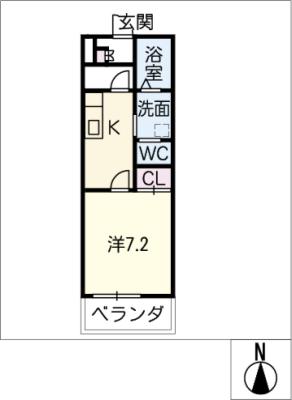 レジデンス富田の間取り