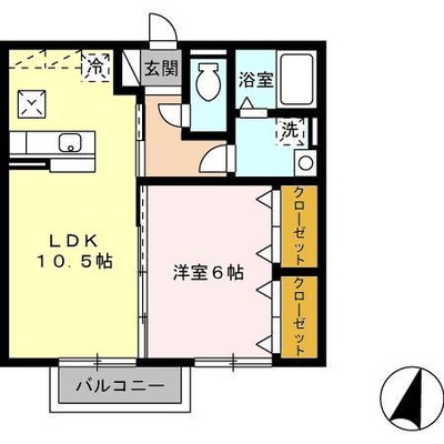 コモド伊勢崎の間取り