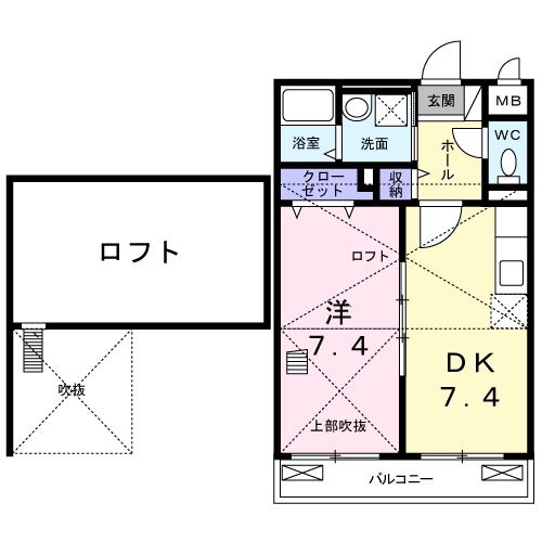 バンブー　インの間取り