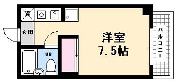 広島市西区己斐中のマンションの間取り