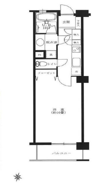 【世田谷区成城のマンションの間取り】