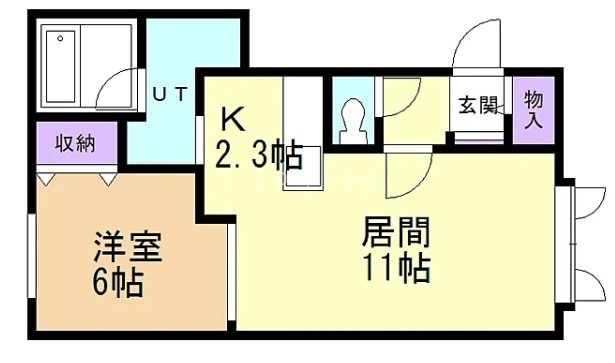 ファーストスター芦別Ｂの間取り