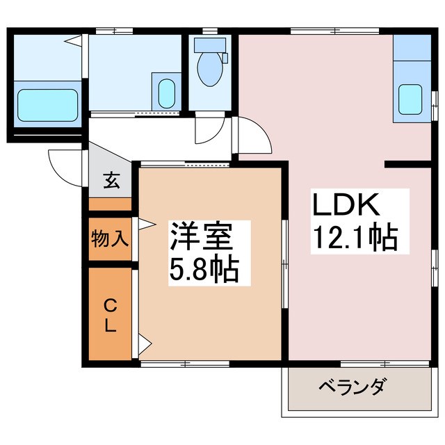 グレース安曇野の間取り