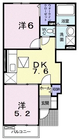 プラシードＤの間取り