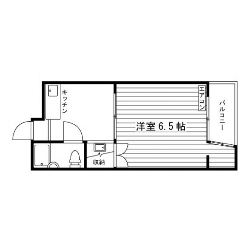 マンション洛北の間取り