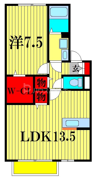 ピア　A棟の間取り