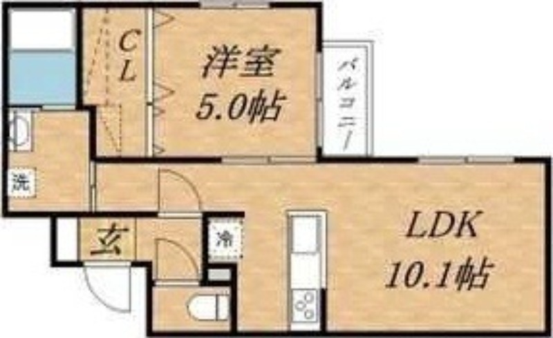 レクセラ環状通東の間取り