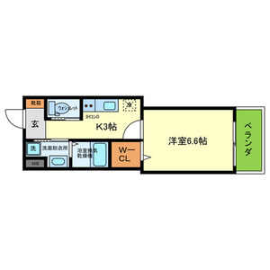 兵庫県西宮市上甲子園２（マンション）の賃貸物件の間取り