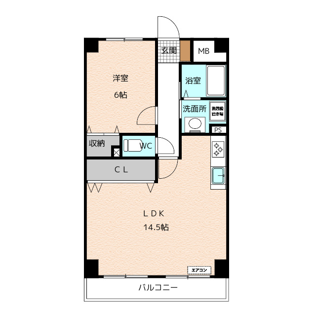 藤浪カジウラの間取り