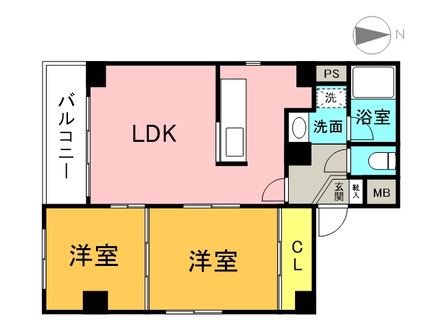 サンライズ林 IIの間取り