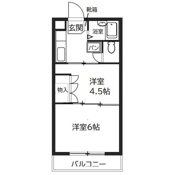 アーバンハイツ向山の間取り