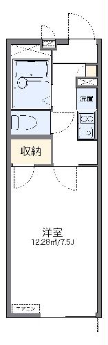 レオパレスケイの間取り