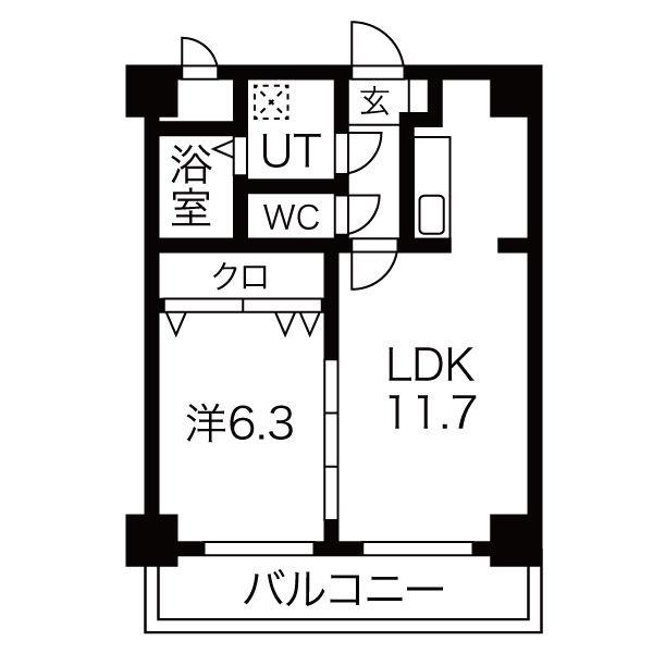 サンフォレストＭＷの間取り