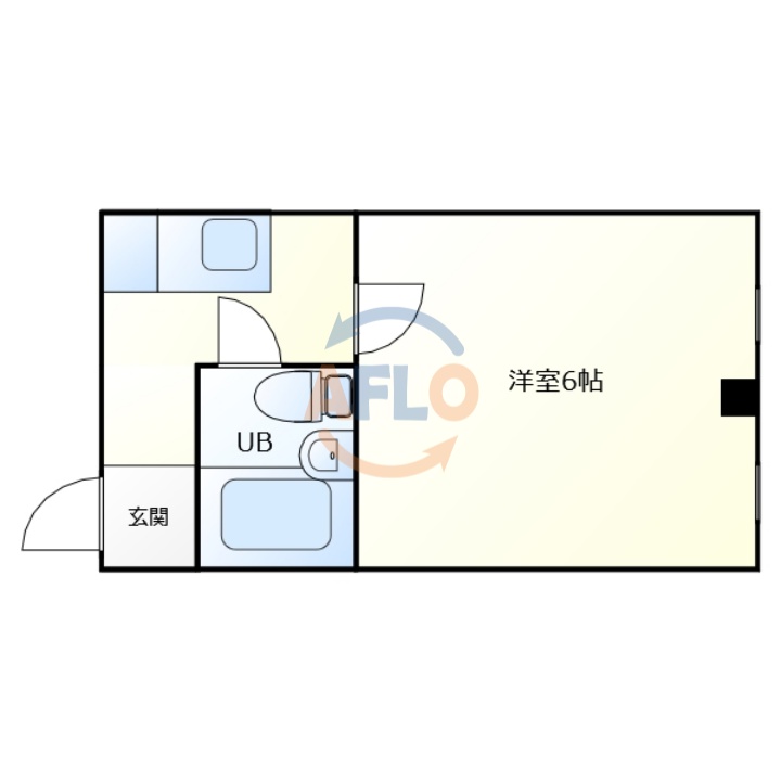 大阪市阿倍野区播磨町のマンションの間取り