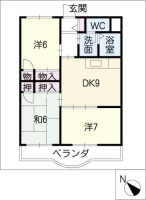 ビラ高千穂の間取り