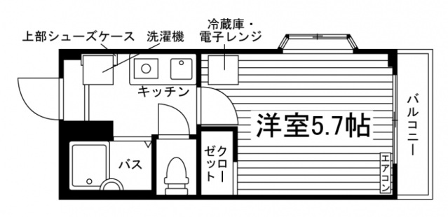 ZOPA久安の間取り