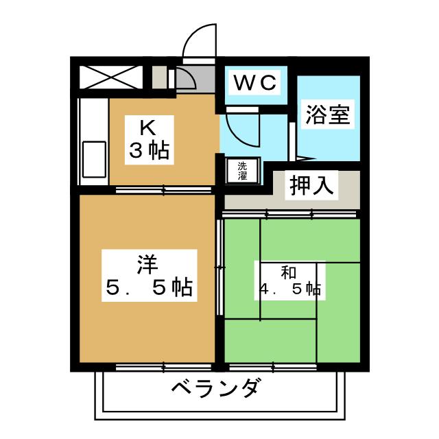 フジマンションの間取り