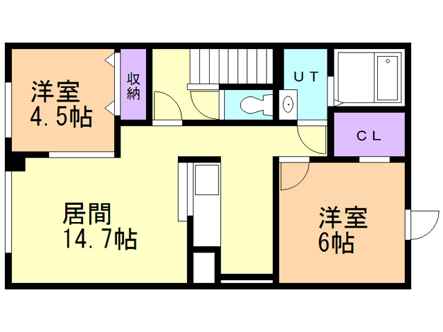 メゾンＫＴ１３号館の間取り