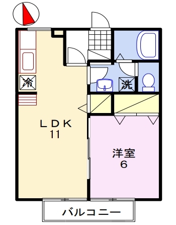 コンフォートシティの間取り