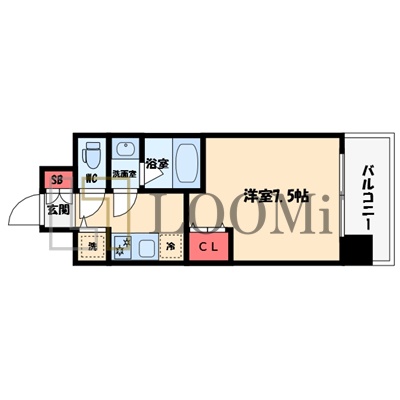 レジュールアッシュ上町台の間取り