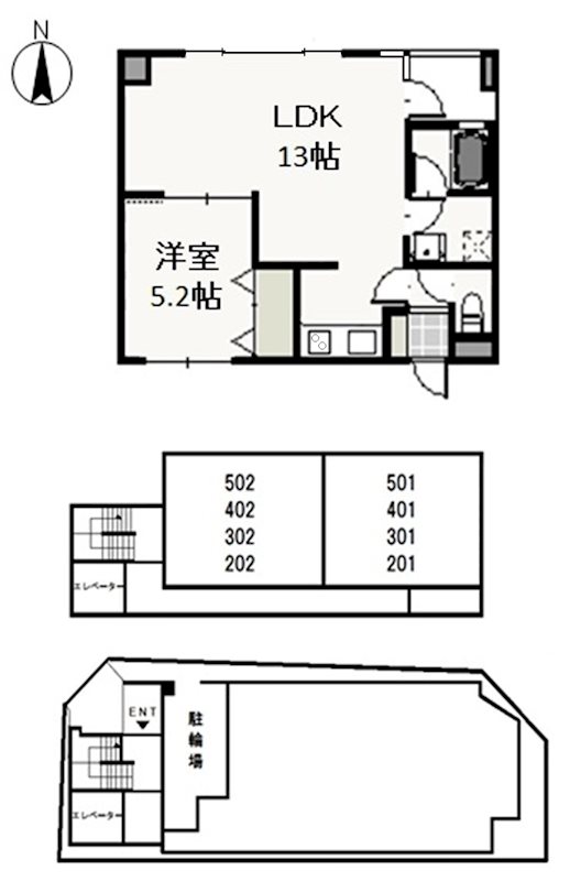 Court　Condohrの間取り