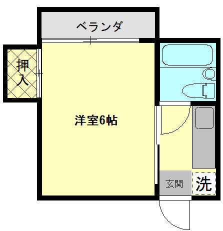 メゾン西田の間取り