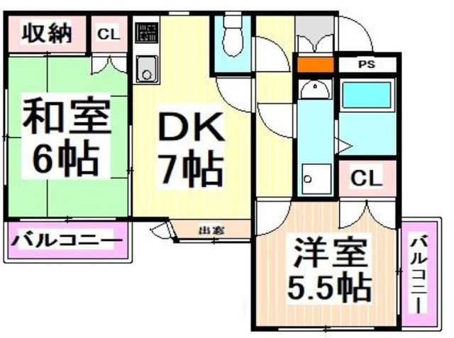 メゾンジョリの間取り