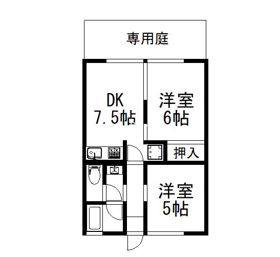 ハイム秀芳の間取り