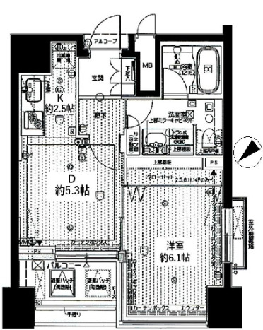 カテリーナ代々木プレイスの間取り