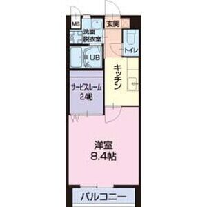 Apartment　NAKAYAの間取り