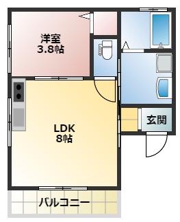 プレミアムソレイユ藤江駅前の間取り