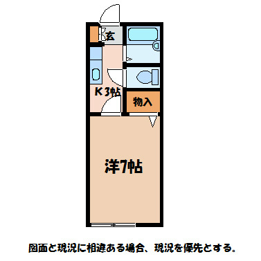 安曇野市堀金烏川のアパートの間取り