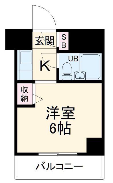 千葉県市川市広尾１（マンション）の賃貸物件の間取り