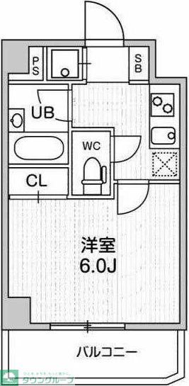 コンシェリア新橋の間取り