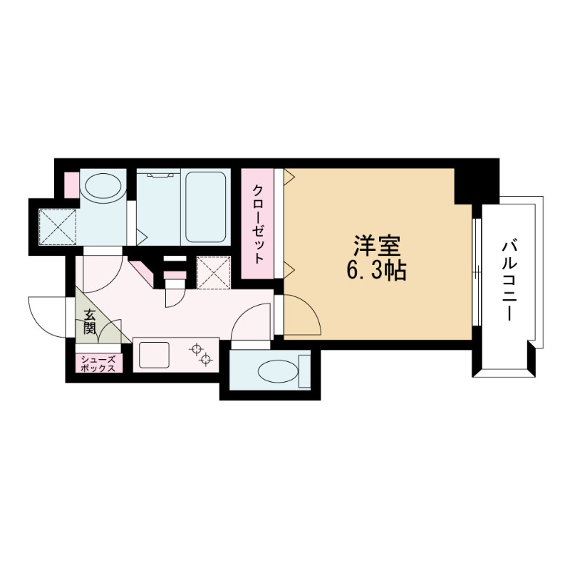 ミラージュパレス北梅田の間取り写真