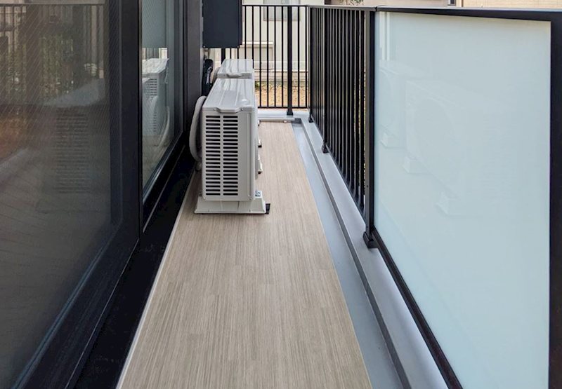 バルコニー　開放的で明るい空間を演出してくれるバルコニーです