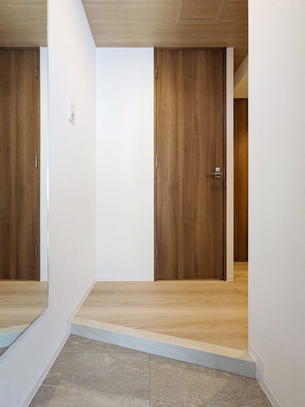 玄関　明るい玄関です