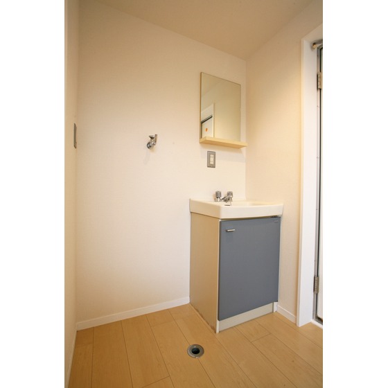 洗面設備　洗面化粧台＆洗濯機置場