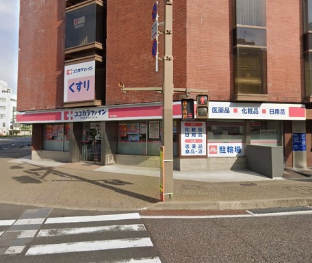 ドラックストア　ココカラファイン新潟市役所前店（ドラッグストア）まで416m
